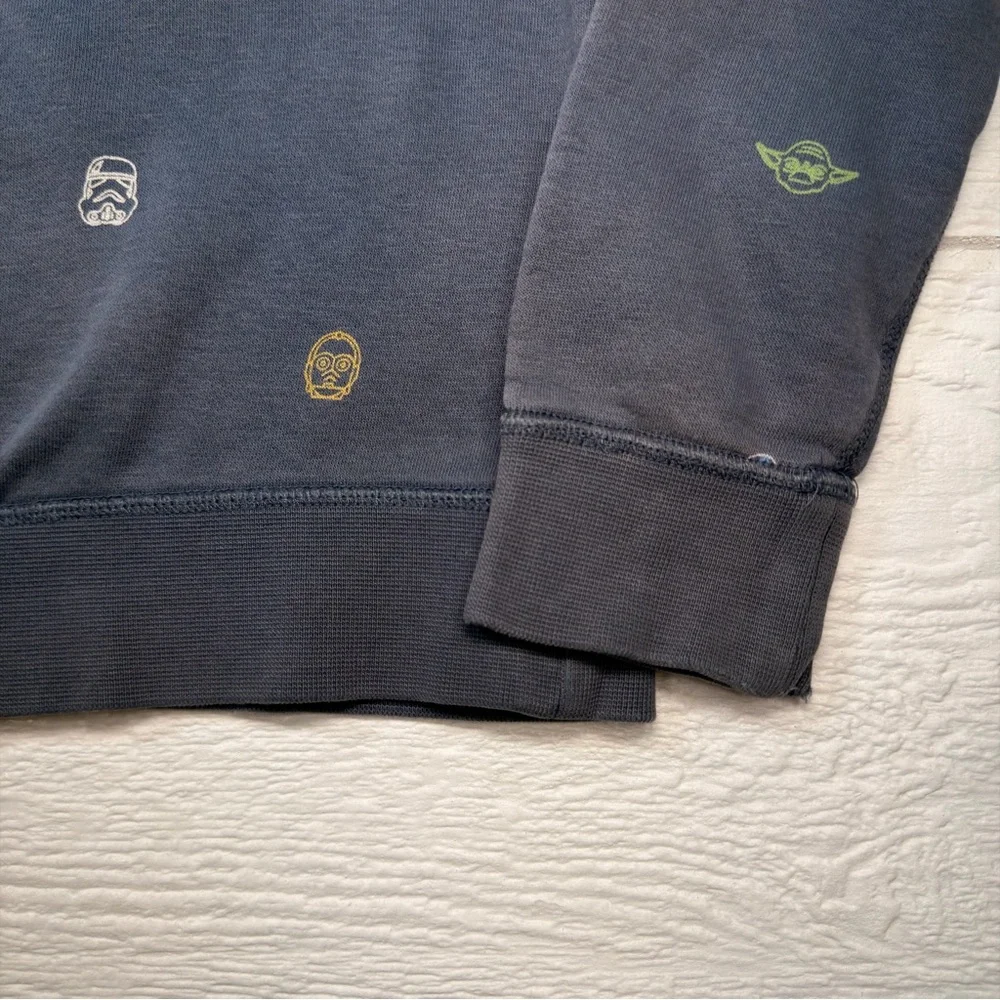 GAP x Star Wars Kids Boys Sweatshirt Blue Youth Crewneck Large (10/11)